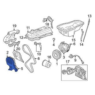 Toyota OE - Outer Upper Engine Timing Cover