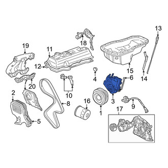Toyota OE - Lower Engine Timing Cover
