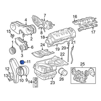 Toyota OE - Engine Timing Belt Idler