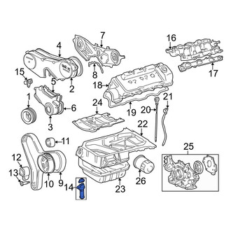 Toyota OE - Engine Timing Belt Tensioner