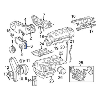 Toyota OE - Upper Engine Timing Cover Gasket