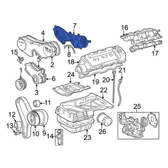 Toyota OE - Lower Engine Timing Cover