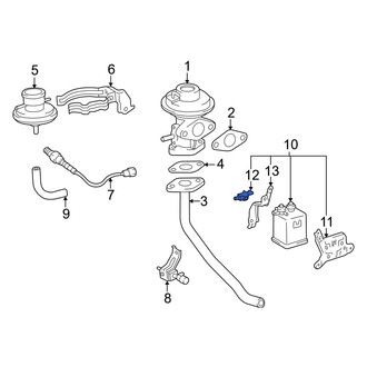 Toyota OE - Exhaust Gas Recirculation (EGR) Vacuum Delay Valve
