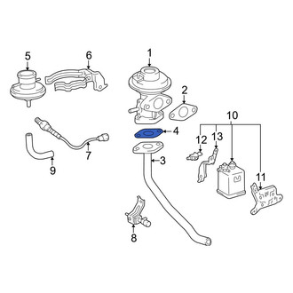 Toyota OE - Exhaust Gas Recirculation (EGR) Tube Gasket