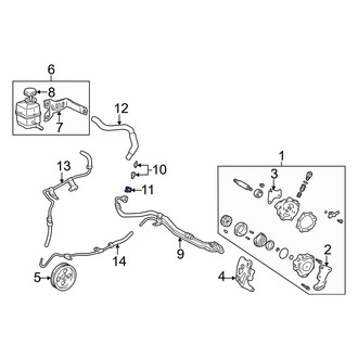 Toyota OE - Power Steering Pressure Hose Gasket