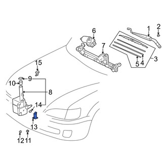 Toyota OE - Windshield Washer Pump