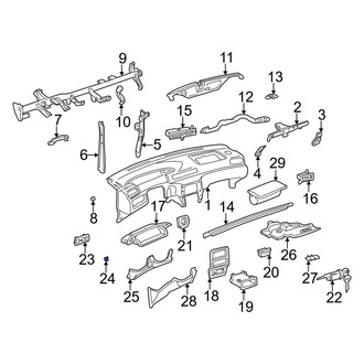 Toyota OE - Instrument Panel Cover