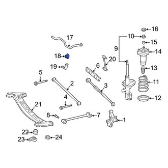 Toyota OE - Rear Suspension Stabilizer Bar Bushing