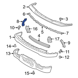 Toyota OE - Front Right Bumper Face Bar Brace
