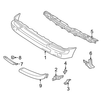 Toyota OE - Front Bumper - Bumper & Components (4WD)