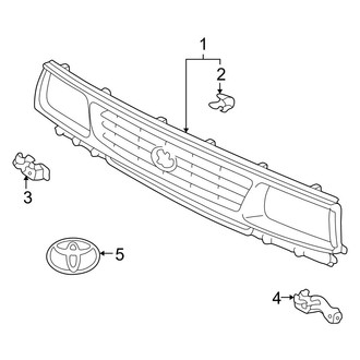 Toyota OE - Grille & Components (RWD)