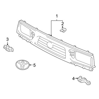Toyota OE - Grille & Components (4WD)