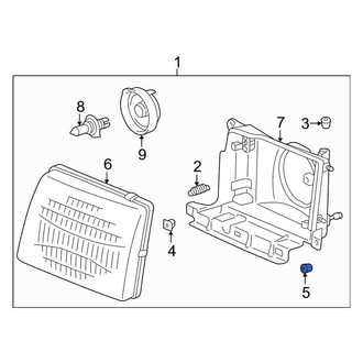 Toyota OE - Lower Headlight Grommet