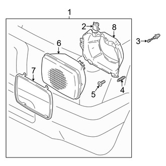 Toyota OE - Front Lamps - Headlamp Components (4WD)
