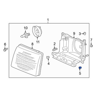 Toyota OE - Lower Headlight Grommet