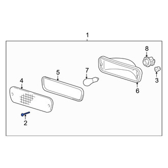 Toyota OE - Turn Signal Light Housing Screw