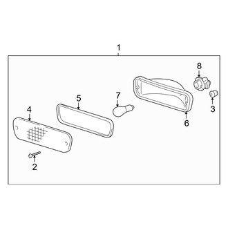 Toyota OE - Front Lamps - Signal Lamps (Base / SR5 RWD)