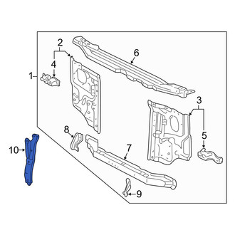 Toyota OE - Front Hood Latch Support