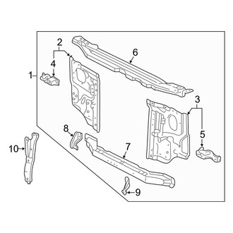 Toyota OE - Radiator Support