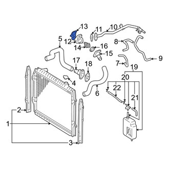 Toyota OE - Engine Coolant Thermostat Housing Gasket