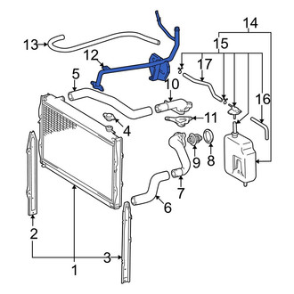 Toyota OE - Engine Coolant Bypass Pipe