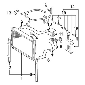 Toyota OE - Cooling - Radiator & Components (3.4L)