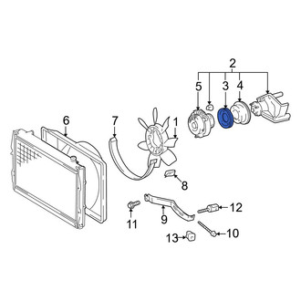 Toyota OE - Engine Cooling Fan Clutch Pulley