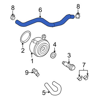 Toyota OE - Engine Oil Cooler Line