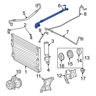 Toyota OE - A/C Refrigerant Suction Hose