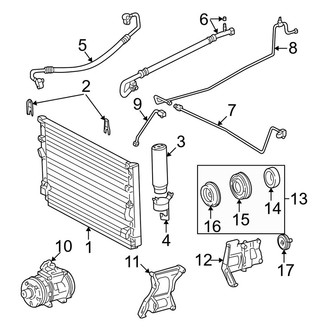 Toyota OE - Air Conditioner & Heater - Condenser, Compressor & Lines