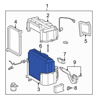 Toyota OE - A/C Evaporator Core