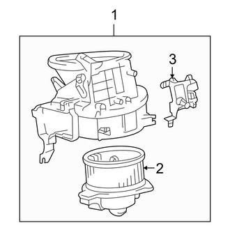 Toyota OE - Air Conditioner & Heater - Blower Motor & Fan