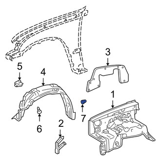 Toyota OE - Rocker Panel Molding Grommet