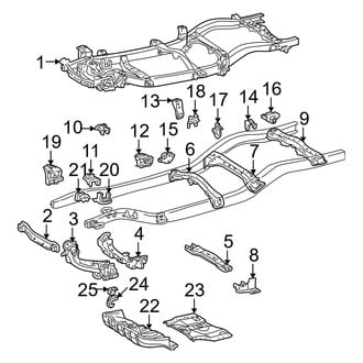 Toyota OE - Frame & Components (Pre Runner Xtracab)