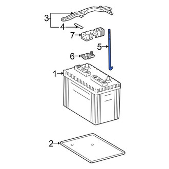 Toyota OE - Battery Hold Down Stud