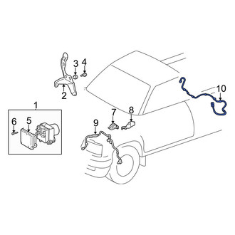 Toyota OE - Front Right ABS Wheel Speed Sensor