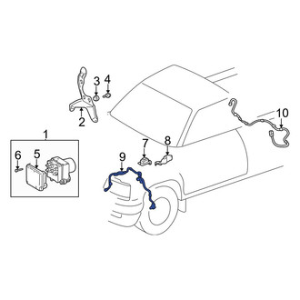 Toyota OE - Front Right ABS Wheel Speed Sensor