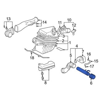 Toyota OE - Engine Air Intake Hose