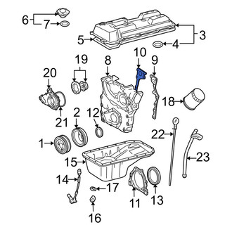 Toyota OE - Right Engine Timing Cover Gasket