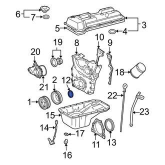 Toyota OE - Front Engine Crankshaft Seal