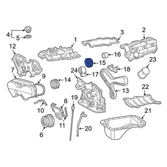 Toyota OE - Engine Timing Belt Tensioner Pulley
