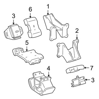Toyota OE - Engine & Transmission Mounting