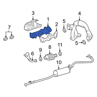Toyota OE - Right Exhaust Manifold