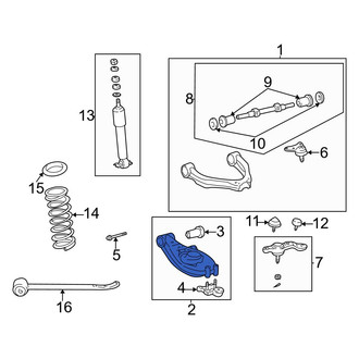Toyota OE - Front Right Lower Suspension Control Arm