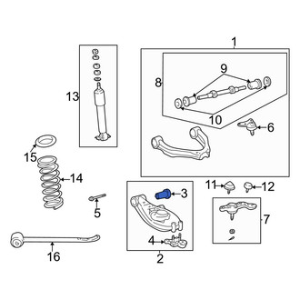 Toyota OE - Front Lower Suspension Control Arm Bushing