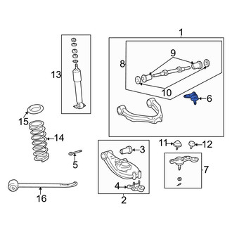 Toyota OE - Front Left Upper Suspension Ball Joint
