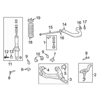 Toyota OE - Suspension Strut Bolt