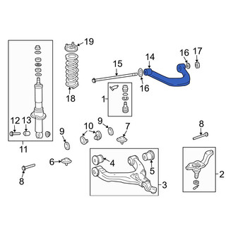 Toyota OE - Front Left Upper Suspension Control Arm
