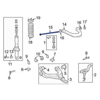 Toyota OE - Front Upper Suspension Control Arm Bolt