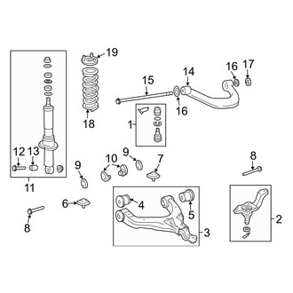 Toyota OE - Front Suspension - Suspension Components